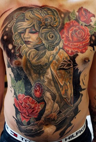 Arrows and Embers Custom Tattoo